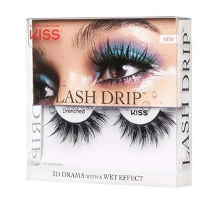 KISS Lash Drip Spiky Wet Effect Lashes, 'Drenched', 1 Pair